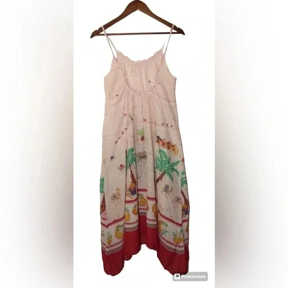 Kate Spade Dive Right in Desert Print Coverup Large - Picture 3 of 16